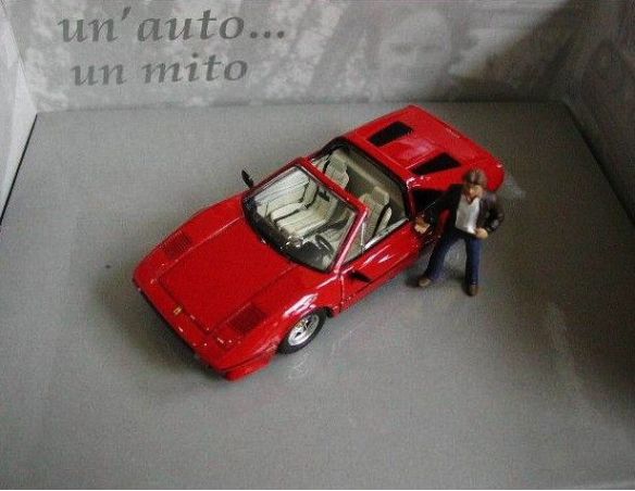 Best Model 200302 FERRARI 308GTS RED + FIGURE 1/43 Modellino
