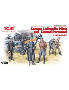 ICM ICM48082 GERMAN LUFTWAFFE PILOTS AND GROUND PERSONNEL...