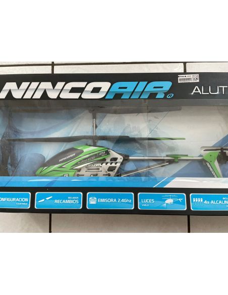 Ninco 90068 Elicottero Alutwin Radiocomandato SCATOLA ROVINATA