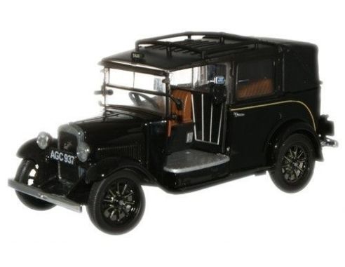 Oxford AT001 AUSTIN LOW LOADER TAXI BLACK 1/43 Modellino