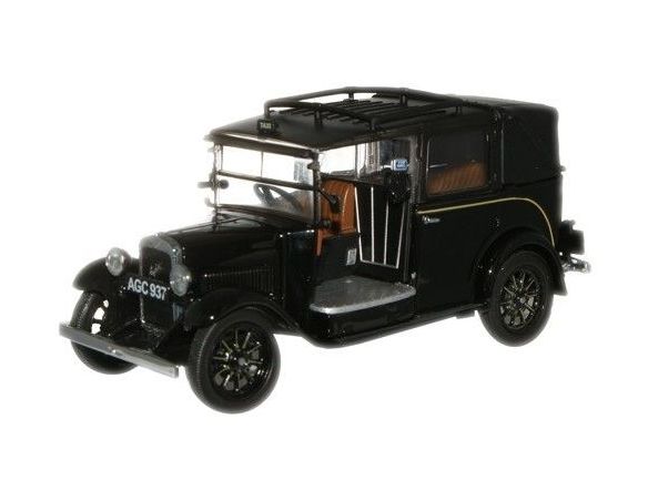 Oxford AT001 AUSTIN LOW LOADER TAXI BLACK 1/43 Modellino
