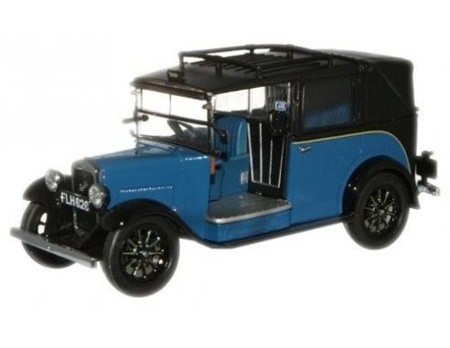 Oxford AT002 AUSTIN LOW LOADER TAXI BLU 1/43 Modellino