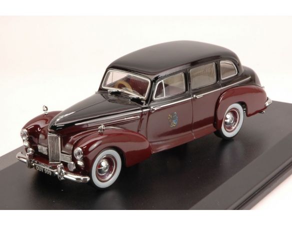 Oxford OXFHPL001 HUMBLER PULLMAN LIMOUSINE 1951 BURGUNDY/BLACK 1:43 Modellino