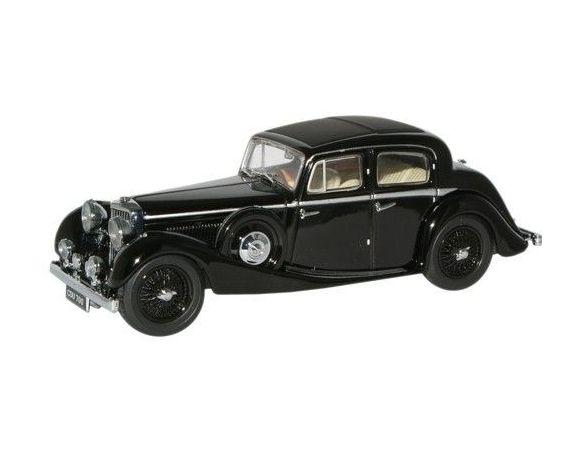Oxford JSS002 JAGUAR SS 2.5 SALOON BLACK 1/43 Modellino