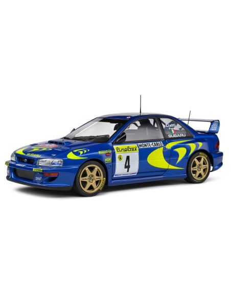 SOLIDO SL1807405 SUBARU IMPREZA STI WRC N.4 WINN.RALLY MONTECARLO 1997 LIATTI-PONS 1:18 Modellino