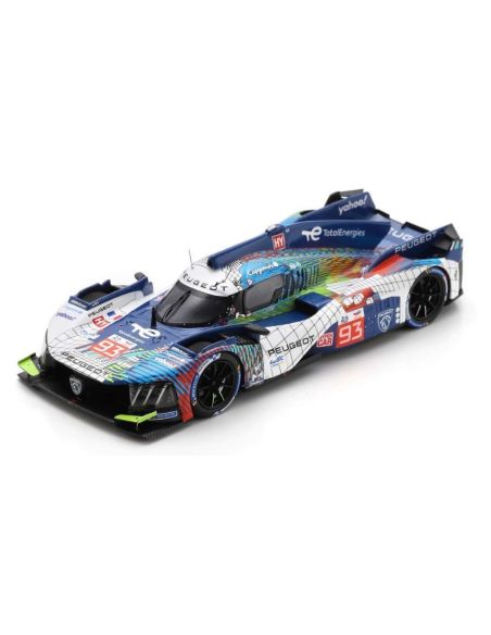 SPARK MODEL S8729 PEUGEOT 9x8 N.93 8th 24 H LE MANS 2023 DI RESTA-JENSEN-VERGNE 1:43 Modellino