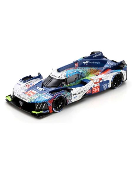 SPARK MODEL S8730 PEUGEOT 9x8 N.94 24 H LE MANS 2023 DUVAL-MENEZES-MULLER 1:43 Modellino