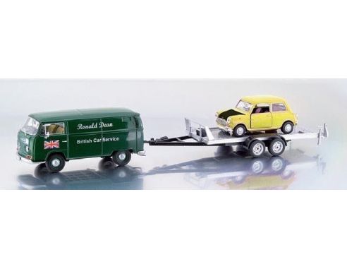 Premium Classixxs 11264 VW T2A + TRAILER + MINI MK I 1/43 Modellino