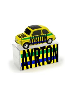 BRUMM BMBR068 FIAT 500 BRUMS AYRTON 1:43 Modellino