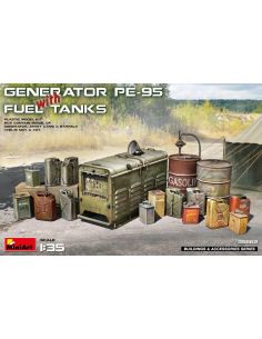 MINIART MIN35662 GENERATOR PE-95 WITH FUEL TANKS KIT 1:35...