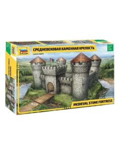 ZVEZDA Z8510 MEDIEVAL FORTRESS STONE KIT 1:72 Modellino