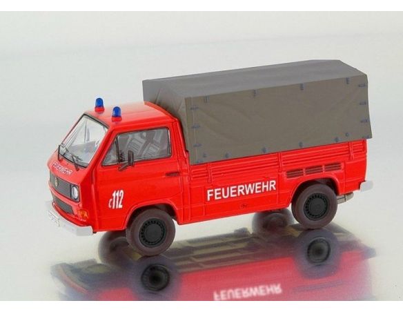 Premium Classixxs 13102 VW T3B PRITSCHE/PLANE FEUERWEHR 1/43 Modellino