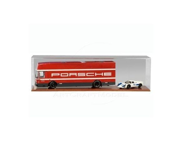 Premium Classixxs 99111 VETRINA 1/18 RACE TRUCK BASE LEGNO Modellino