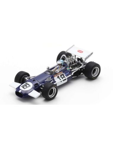 SPARK MODEL S8322 BRABHAM BT26A N.18 2nd US GP 1969 PIERS COURAGE 1:43 Modellino
