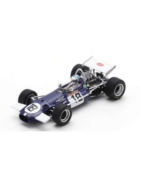 SPARK MODEL S8322 BRABHAM BT26A N.18 2nd US GP 1969 PIERS COURAGE 1:43 Modellino