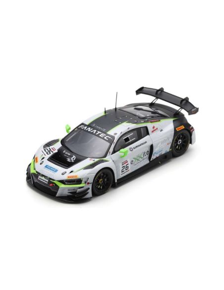 SPARK MODEL SB717 AUDI R8 GT3 N.26 3rd SILVER CUP 24 H SPA 2023 BASTARD-EVRARD-DOQUIN-DEMO Modellino