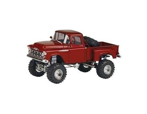 Real Concepts Hummer 10003-06 CHEVY PICKUP 1957 CANDY RED 1/24 Modellino