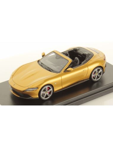 LOOKSMART LS549E FERRARI ROMA SPIDER GIALLO MONTECARLO 1:43 Modellino