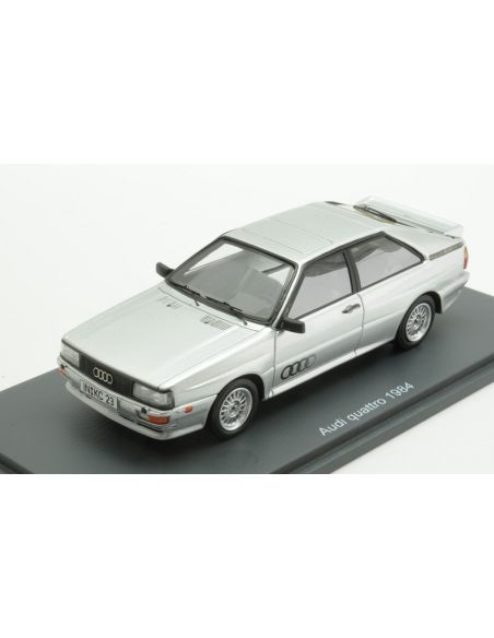 SCHUCO SH450923500 AUDI QUATTRO 1984 GREY 1:43 Modellino