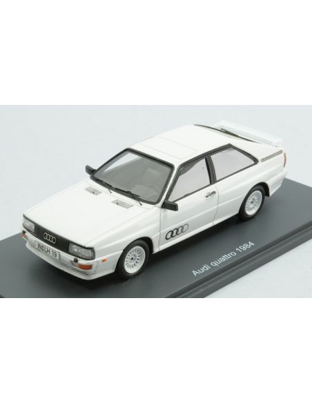 SCHUCO SH450923600 AUDI QUATTRO 1984 WHITE (PRO.R43) 1:43 Modellino