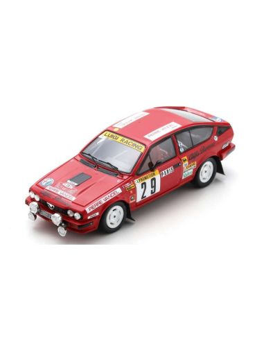 SPARK MODEL S9354 ALFA ROMEO GTV6 N.29 15th RALLY MONTE CARLO 1983 LOUBERT-FOND 1:43 Modellino