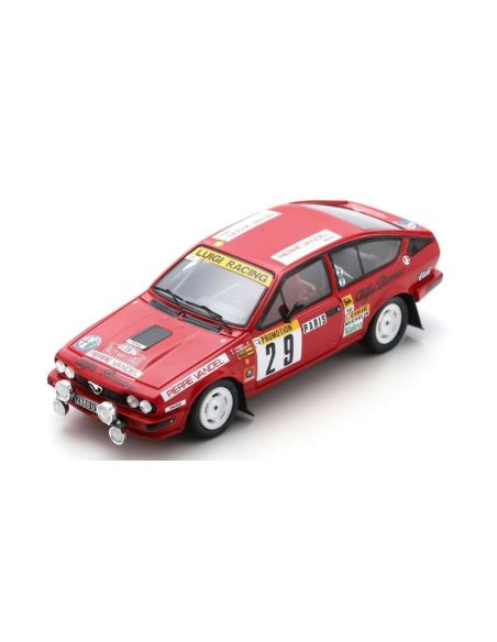 SPARK MODEL S9354 ALFA ROMEO GTV6 N.29 15th RALLY MONTE CARLO 1983 LOUBERT-FOND 1:43 Modellino