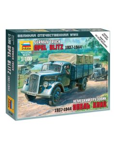 ZVEZDA Z6126 OPEL BLITZ 3T GERMAN CARGO TRUCK 1937-1944...