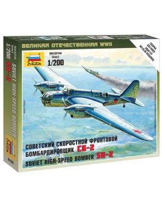 ZVEZDA Z6185 SOVIET BOMBER SB2 KIT 1:200 Modellino