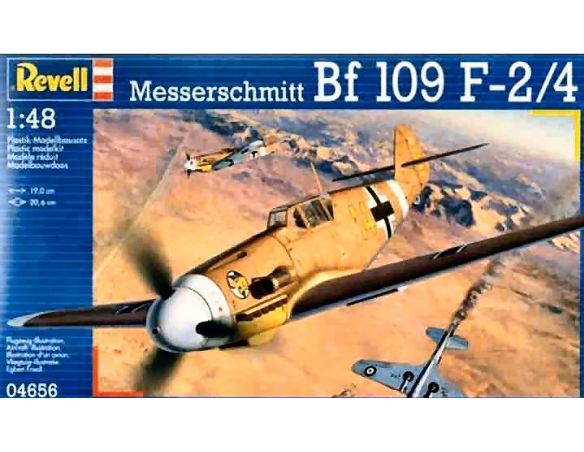 Revell RV4656 MESSERSCHMITT BF 109 F-2/4 KIT 1:48 Kit Aerei
