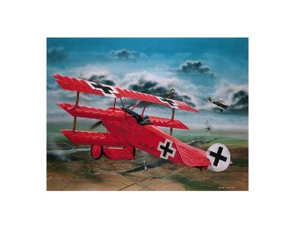 Revell RV4744 FOKKER DR.I BARONE ROSSO VON RICHTOFEN KIT 1:28 Modellino