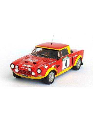 TROFEU TFDSN194 FIAT 124 ABARTH RALLY N.4 WINN.RALLY OF PORTUGAL 1975 ALEN-KIVIMAKI1:43 Modellino