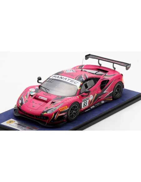 LOOKSMART LS18RC019 FERRARI 488 GT3 N.83 WINN.GOLD CUP SPA 2022 PUN/FREY/BOVY/GATTING 1:18 Modellino