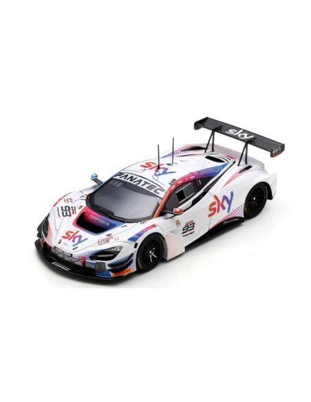 SPARK MODEL SB712 MC LAREN 720S GT3 N.93 3rd BRONZE CUP 24 H SPA 2023 HUI-CHEEVER-SCHMIDT- Modellino
