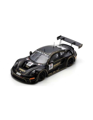 SPARK MODEL SB715 PORSCHE 911 GT3 R N.91 24 H SPA 2023 BOHN-VAN BERLO-A.RENAUER-R.RENAUER Modellino