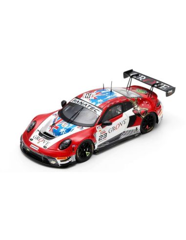 SPARK MODEL SB725 PORSCHE 911 GT3 R N.23 24 H SPA 2023 S.GROVE-B.GROVE-BAMBER-DE PASQUALE Modellino