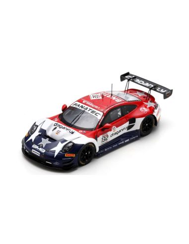 SPARK MODEL SB744 PORSCHE 911 GT3 N.132 24 H SPA 2023 LONG-WADHINGTON-SOFRONAS-BLEEKEMOLEN Modellino