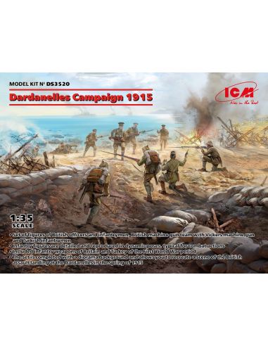 ICM ICMDS3520 DARDANELLES CAMPAIGN 1915 KIT 1:35 Modellino