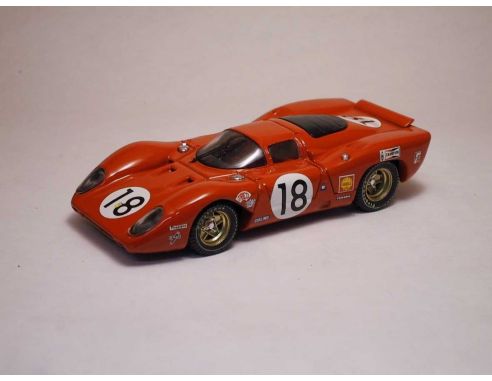 Best Model BT9143 FERRARI 312 P COUPE' N.18 19th LM 1969 RODRIGUEZ-PIPER 1:43 Modellino
