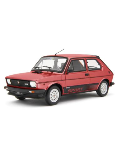 LAUDO RACING LM090D FIAT 127 SPORT 70HP MET.RED 1981 1:18 Modellino