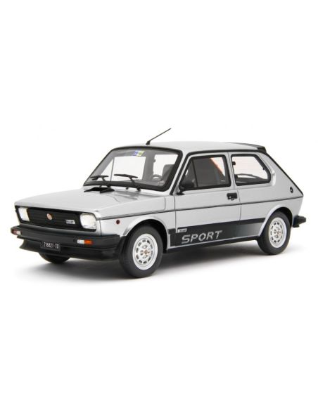 LAUDO RACING LM090E FIAT 127 SPORT 70HP SILVER 1981 1:18 Modellino