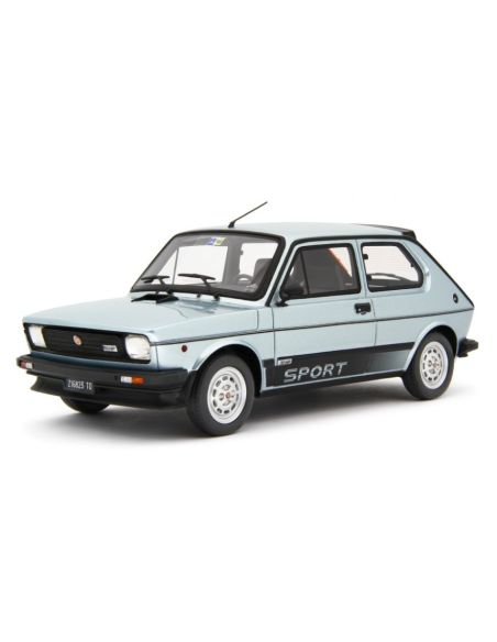 LAUDO RACING LM090G FIAT 127 SPORT 70HP MET.BLUE 1981 1:18 Modellino