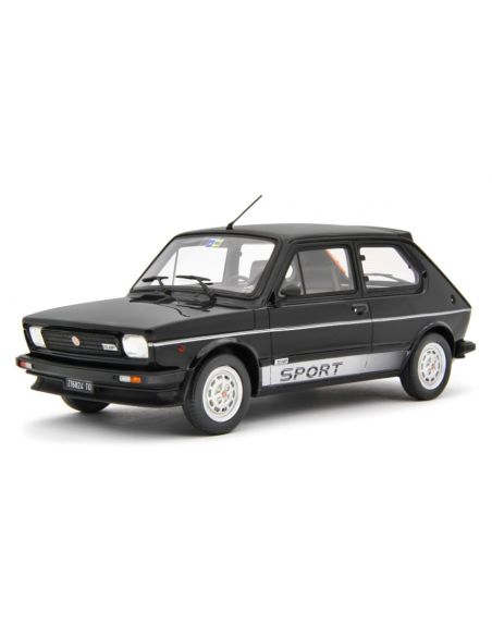 LAUDO RACING LM090H FIAT 127 SPORT 70HP BLACK 1981 1:18 Modellino