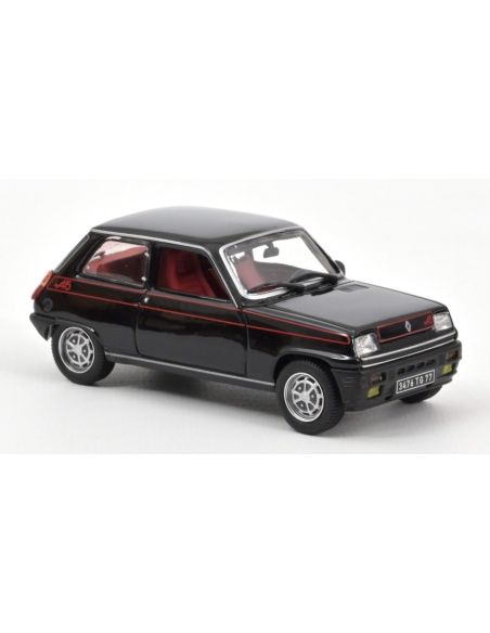 NOREV NV510532R RENAULT 5 ALPINE 1977 BLACK 1:43 REPROD.2024 Modellino