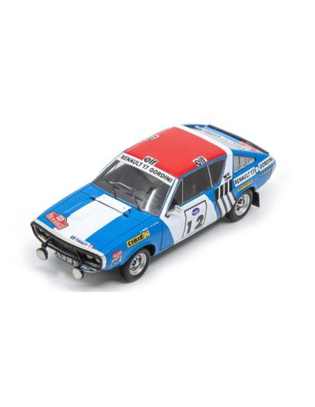 SPARK MODEL S6444 RENAULT 17 N.12 WINNER RALLY PRESS ON REGARDLESS 1974 THERIER-DELFERRIER Modellino