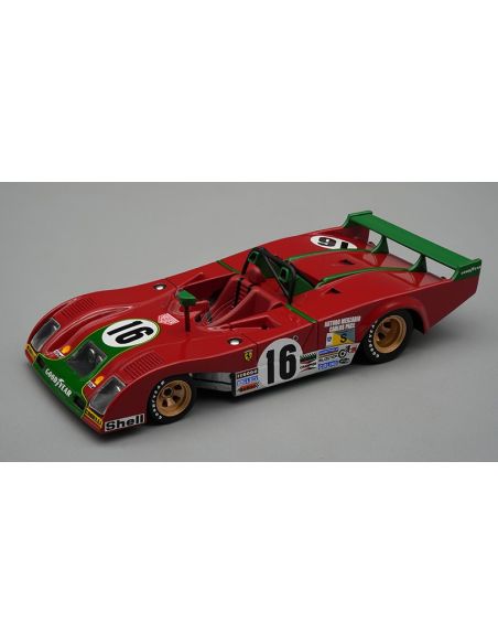 TECNOMODEL TMD4304B FERRARI 312 PB N.16 LE MANS 1973 MERZARIO-PACE 1:43 Modellino