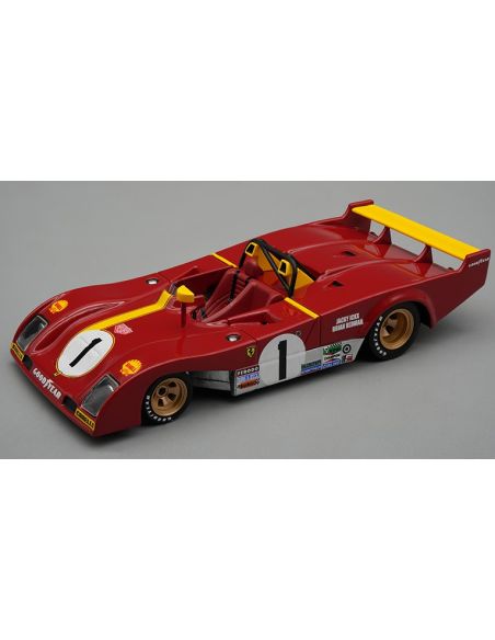 TECNOMODEL TMD4304D FERRARI 312 PB N.1 MONZA 1973 J.ICKX 1:43 Modellino