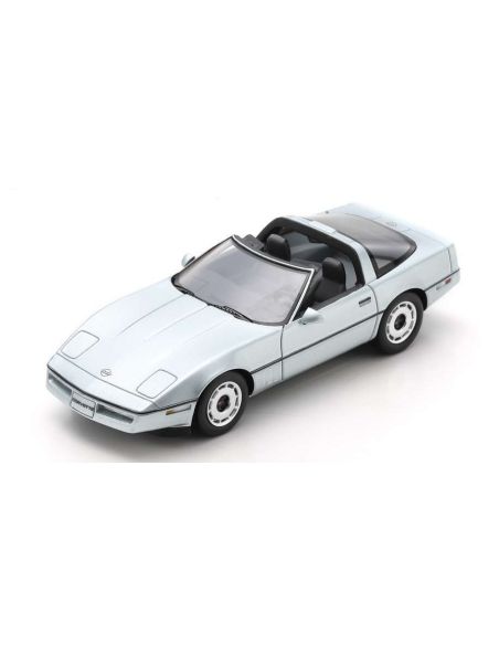 SCHUCO SH450926400 CORVETTE C4 OPEN SILVER 1:43 Modellino