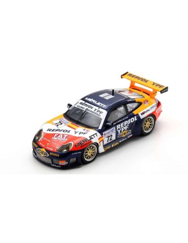 SPARK MODEL S9938 PORSCHE 996 GT3 R N.72 24 H LE MANS 2000 SALDANA-LAVAGGI-VILLARROEL 1:43 Modellino