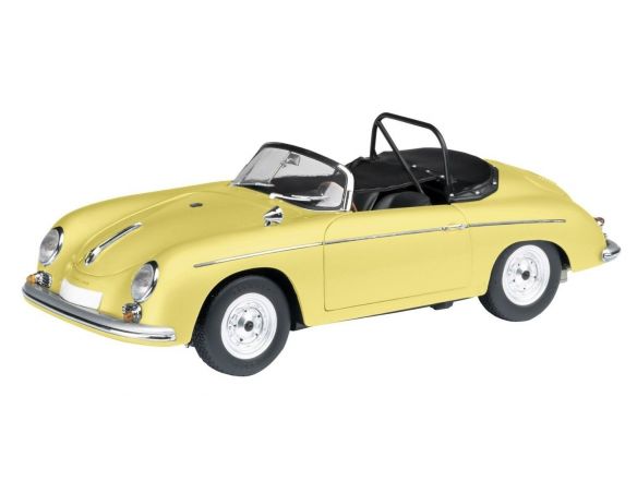 Schuco 0306 PORSCHE 356A YELLOW 1/18 Modellino