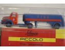 Schuco 1532 KRUPP + TANKSATTELZUG FINA Modellino